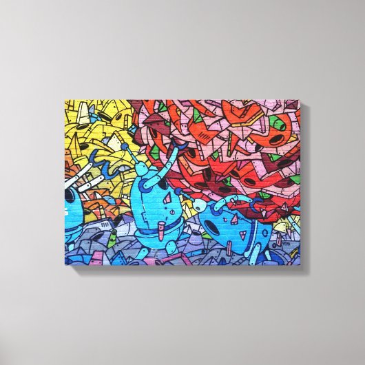 Graffiti | Zazzle_Growshop. Canvas Afdruk (Voorkant)