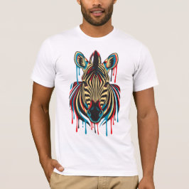 Graffiti Zebra Kunst T-shirt