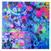 Graffiti Zee 1 Tegeltje (Voorkant)