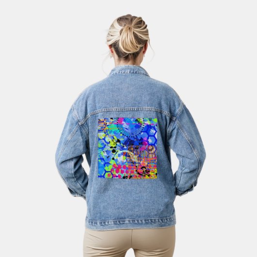 Graffiti-Zee 3 Denim Jacket (Model)