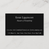 Graffiti Zee Abstract Visitekaartje (Achterkant)