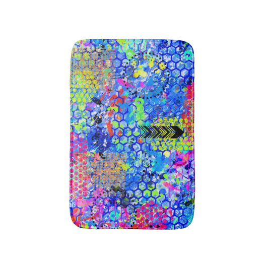 Graffiti Zee Badmat (Voorkant Verticaal)