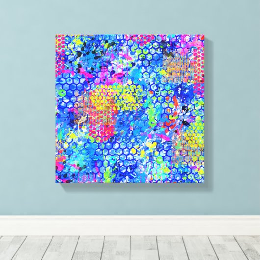 Graffiti Zee Canvas Afdruk (Insitu (Houten vloer))