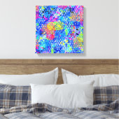 Graffiti Zee Canvas Afdruk (Insitu (Slaapkamer))