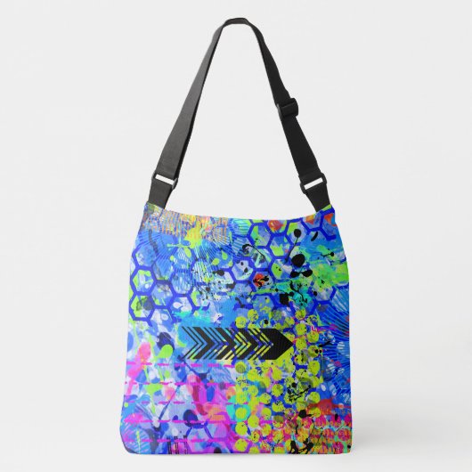 Graffiti Zee Crossbody Tas (Voorkant)