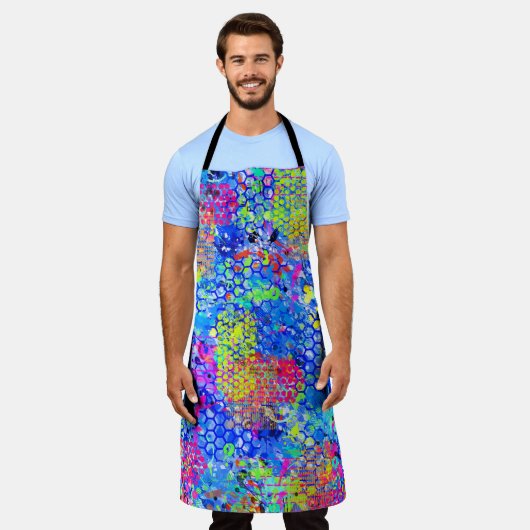 Graffiti Zee Schort (Gedragen)