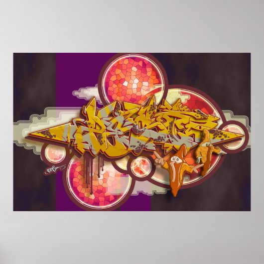 Graffiti ZEST Poster (Voorkant)