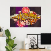 Graffiti ZEST Poster (Thuiskantoor)