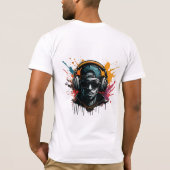 Graffitibeats, spetterende beats t-shirt (Achterkant)