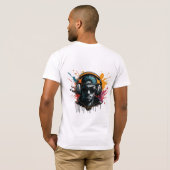 Graffitibeats, spetterende beats t-shirt (Achterkant volledig)