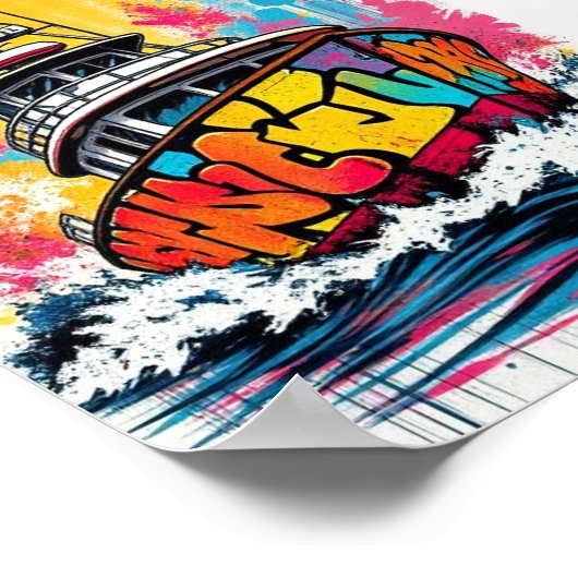 graffitiboot poster (Hoek)