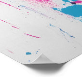 Graffitifiguur op stedelijke gebouwen - Eye Street Poster (Hoek)