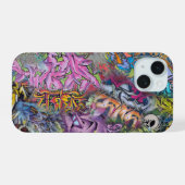 graffitikunst iPhone 15 case (Achterkant horizontaal)