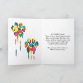 Graffitikunstenaar Legend Cat 12-jarige verjaardag Kaart (Binnen)