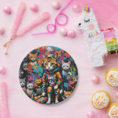 Graffitikunstenaar Legend Cat Birthday Papieren Bordje (Feest)