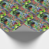 Graffitimuur: Urban Hip Hop Cadeaupapier (Hoek)