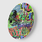 Graffitimuur: Urban Hip Hop Grote Klok (Hoek)