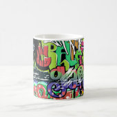Graffitimuur: Urban Hip Hop Koffiemok (Center)