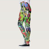 Graffitimuur: Urban Hip Hop Leggings (Links)