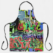 Graffitimuur: Urban Hip Hop Schort (Voorkant)