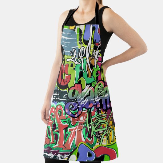 Graffitimuur: Urban Hip Hop Schort (Insitu)