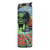 Graffitimuur: Urban Hip Hop Thermosbeker (Gedraaid links)