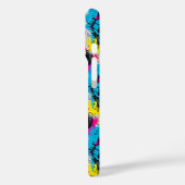 Graffitipatroon met neonkleuren en urbane grunge Case-Mate iPhone case (Achterkant / Links)