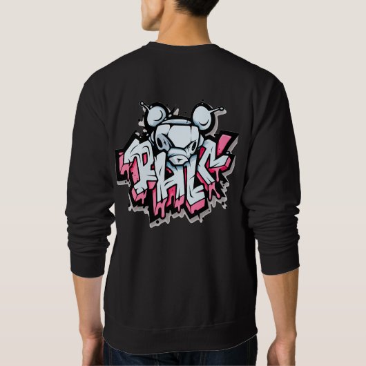 Graffitiratten Trui (Achterkant)