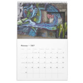 Graffitis in Wenen Oostenrijk 2023 Kalender (Feb 2027)