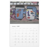 Graffitis in Wenen Oostenrijk 2023 Kalender (Jan 2027)