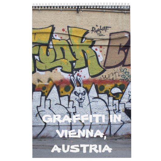 Graffitis in Wenen Oostenrijk 2023 Kalender (Hoes)