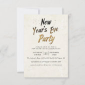 Graffitistijl Beige oudejaarsfeest Kaart (Voorkant)
