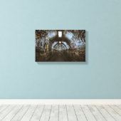 Graffititunnel Stedelijk Verval Canvas (Insitu (Houten vloer))