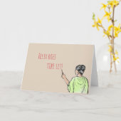 Graffito Birthday Kaart (Gele Bloem)