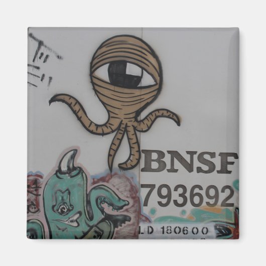 Graffitti Aliens Magneet (Voorkant)