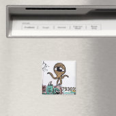 Graffitti Aliens Magneet (Insitu (Vaatwasser))