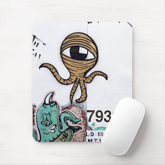 Graffitti Aliens Muismat (Met muis)