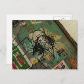 Graffitti and Wall art, stadscentrum manchester Briefkaart (Voorkant / Achterkant)