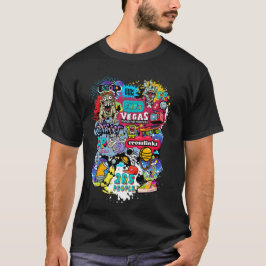 Graffti kunstwerk t-shirt