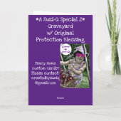 Grafheuvel-Beschermingszegenkaart Kaart (Achterkant)