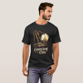 Grafheuvel Gloed - Skelet Halloween T-shirt (Voorkant volledig)