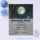 Grafheuvel Halloweenfeest Flyer (Enkel)