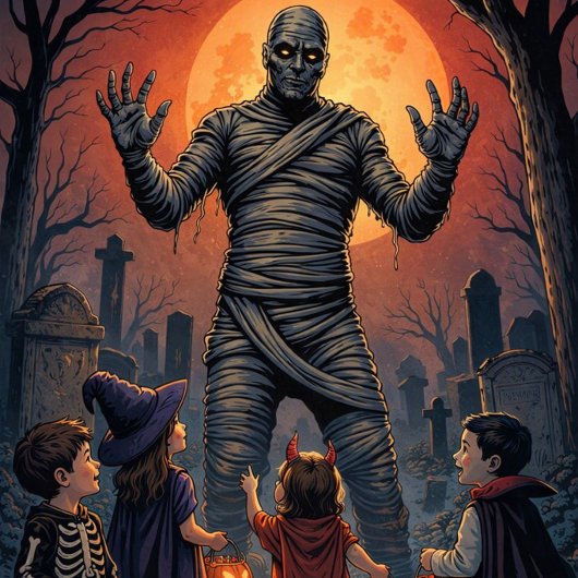 Grafheuveltruc-of-behandelmummie Poster