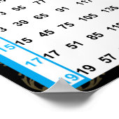 Grafiek 12 x 12 inch vierkant Poster (Hoek)