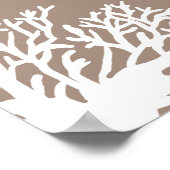 Grafiek 16x20 voor witte en ivoren tropische visso poster (Hoek)