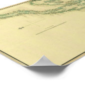 Grafiek 1779 bij het meer van ChamPlain Poster (Hoek)