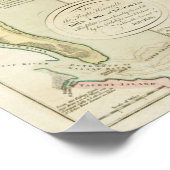 Grafiek 1790 Rivieren van Mary en Nassau Poster (Hoek)