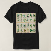 Grafiek 1843 Planten T-shirt (Design voorkant)