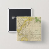 Grafiek 2 van de Mercator Vierkante Button 5,1 Cm (Voorkant /achterkant)