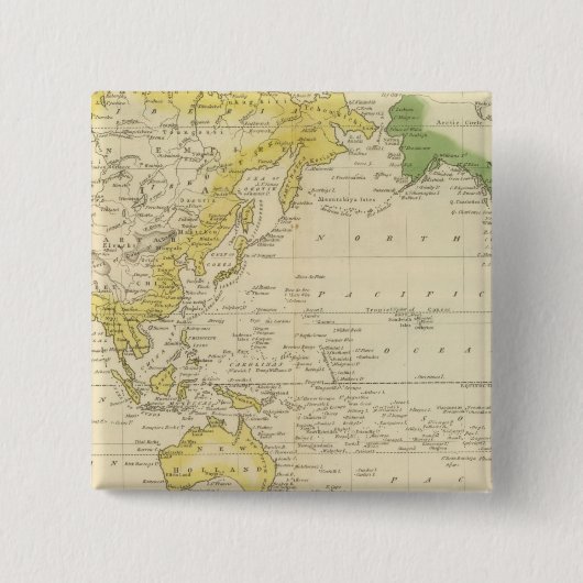 Grafiek 2 van de Mercator Vierkante Button 5,1 Cm (Voorkant)